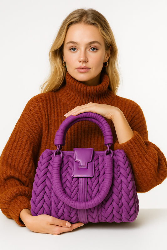 Amrie Emerald Satchel Bags – Luxury Minimal hand bag for Modern Women